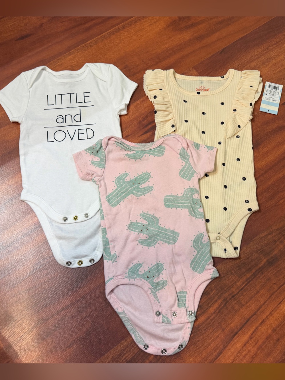 Set of 3 baby onesies